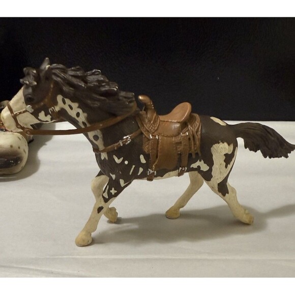 Lot of 8 VTG Schleich Horses Toy Figures Mixed Breeds Years 1998-2009 Retired - Picture 9 of 16